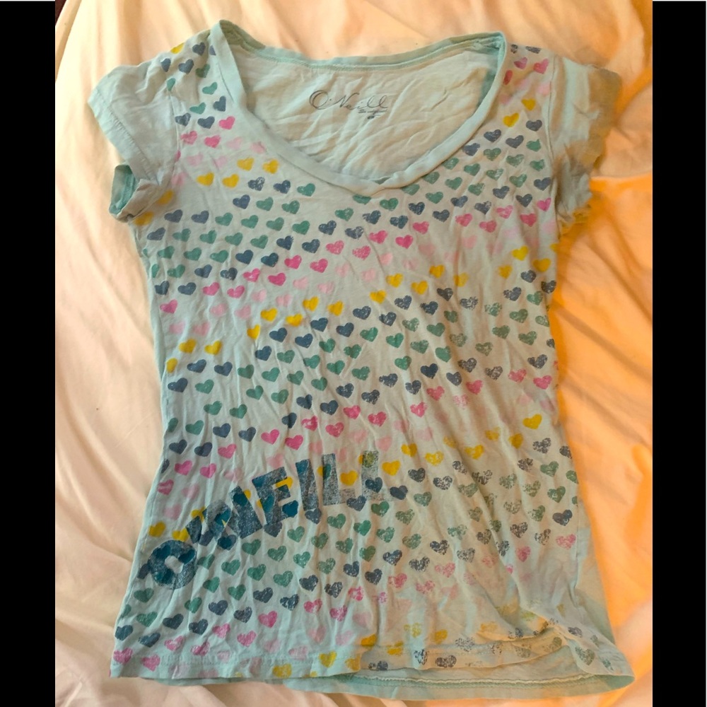 O’Neill T-shirt with hearts